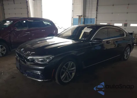 2016 BMW 750I xDrive z USA, uszkodzony, nr VIN WBA7F2C59GG420256